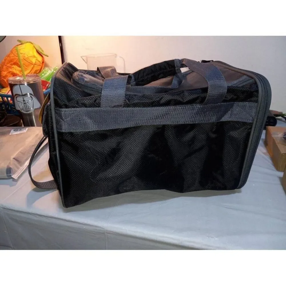 Pet Travel Carrier Bag - Black
